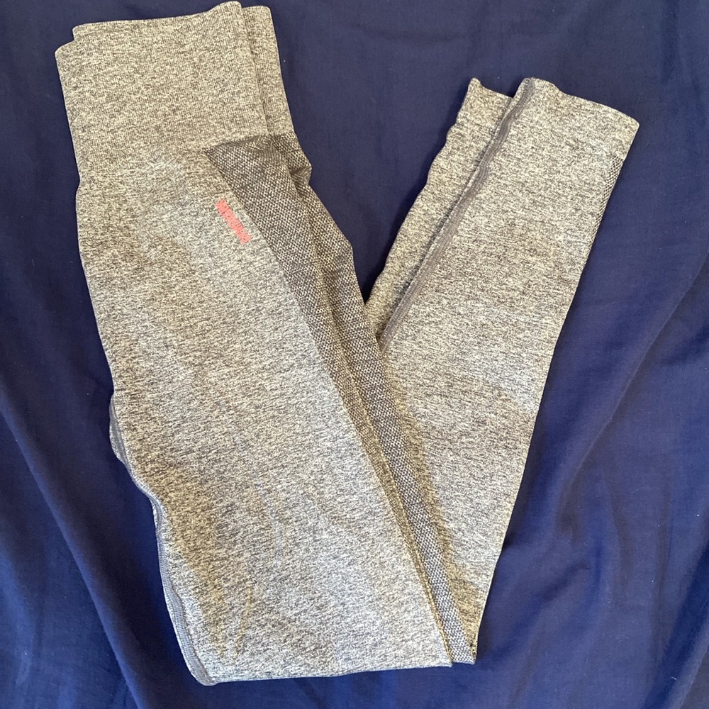 Gymshark pink and gray leggings